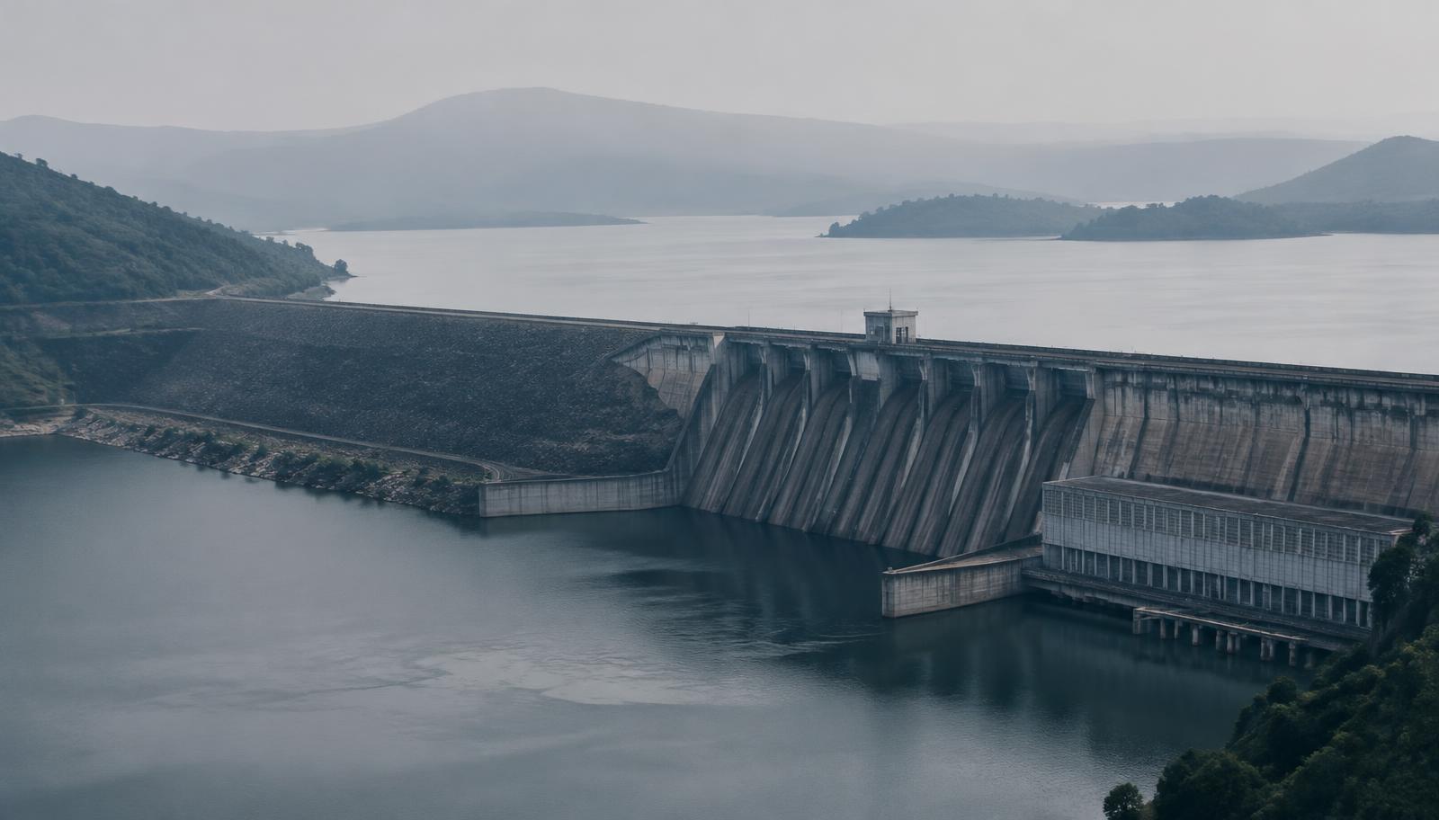 Akosombo Dam on the Volta River
